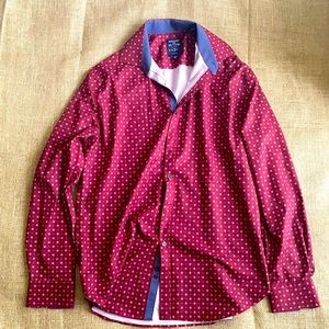 Men’s Society of threads Burgundy shirt